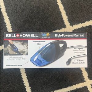 Blue High-Powered Car Vacuum - Wet & Dry
